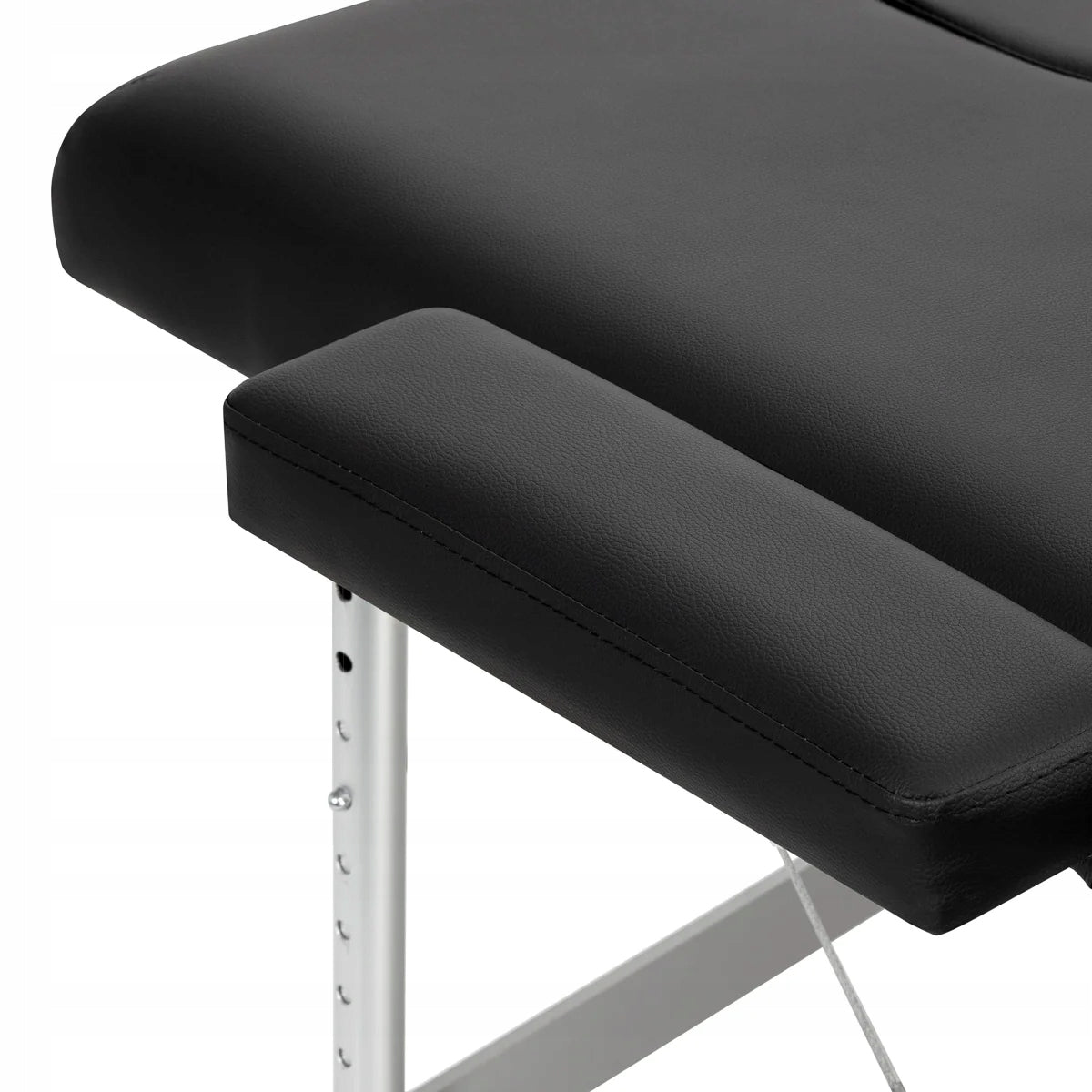 FOLDING TABLE FOR MASSAGE PHYSIOTHERAPY ALUMINUM BALANCE 2 SEGMENT BLACK EAN (GTIN) 5906717468629