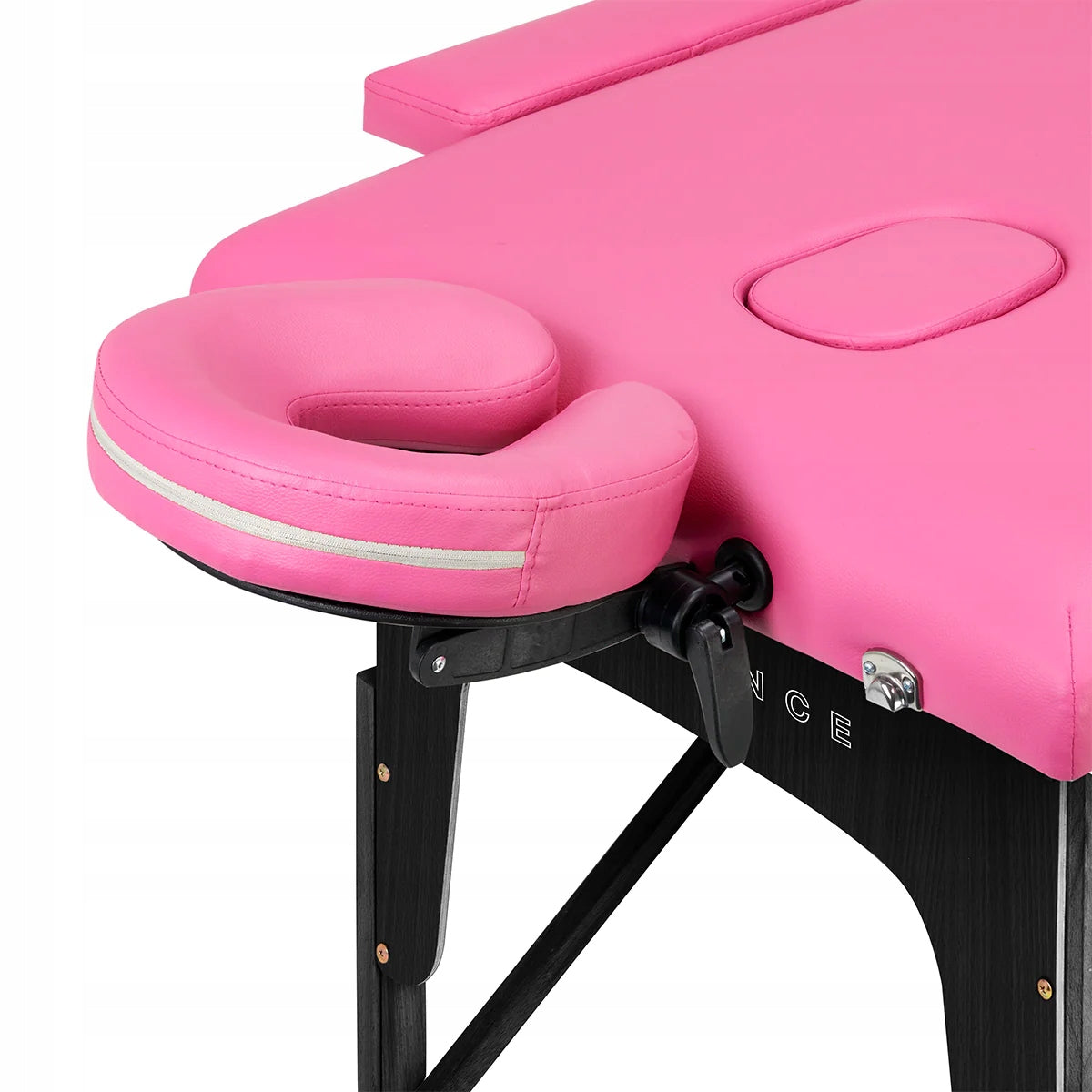 FOLDING TABLE FOR MASSAGE PHYSIOTHERAPY WOODEN BALANCE 2 SEGMENT PINK Kind folding table