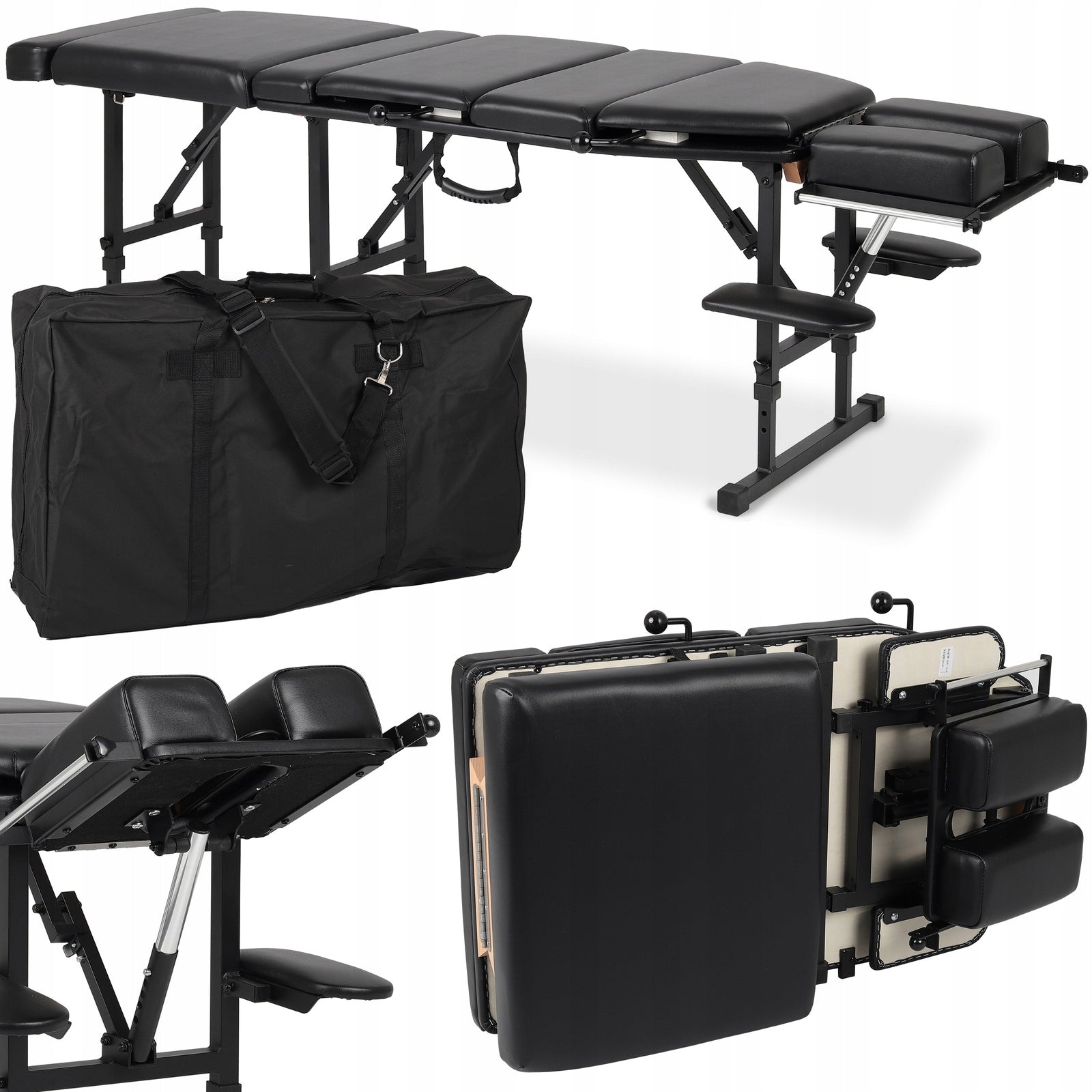 FOLDING TABLE FOR PHYSIOTHERAPY REHABILITATION CHIROPRACTIC ALUMINUM ARENA