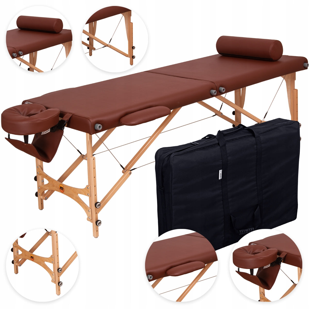 FOLDING TABLE MASSAGE BED - PRO MASTER FROM MOV 200 CM Polish CE