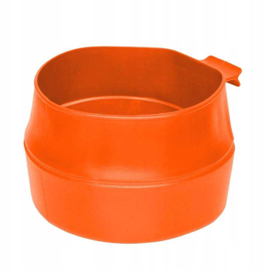 FOLDING TRAVEL MUG WILDO FOLD-A-CUP 600 ml LARGE SWEDISH ORANGE Color red