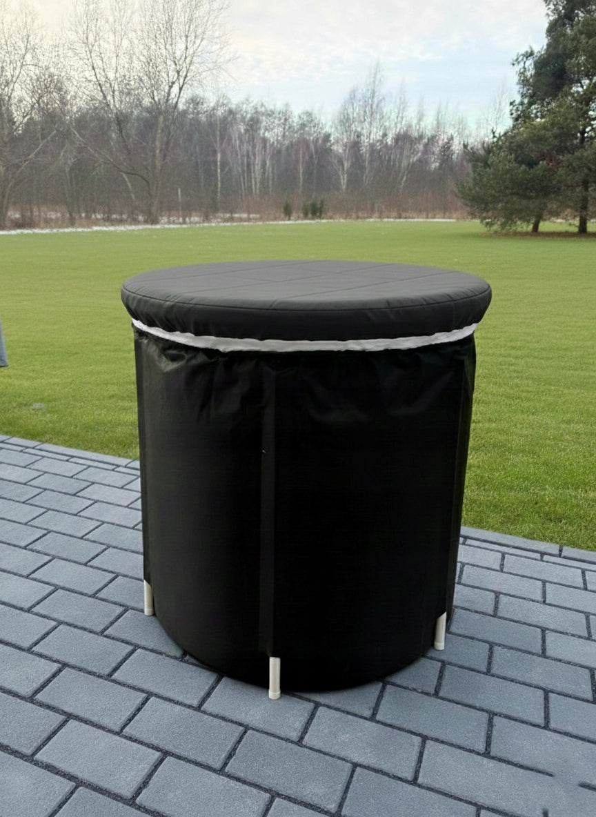 FOLDING TUB FOR WALRUSING BARREL BATH LARGE XXL Ø80 370L COVER SET Brand no brand