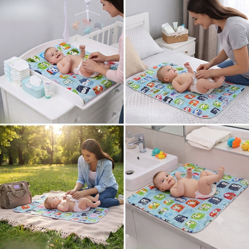 FOLDING changing mat with case for baby 40x70 tourist backing Manufacturer code P201