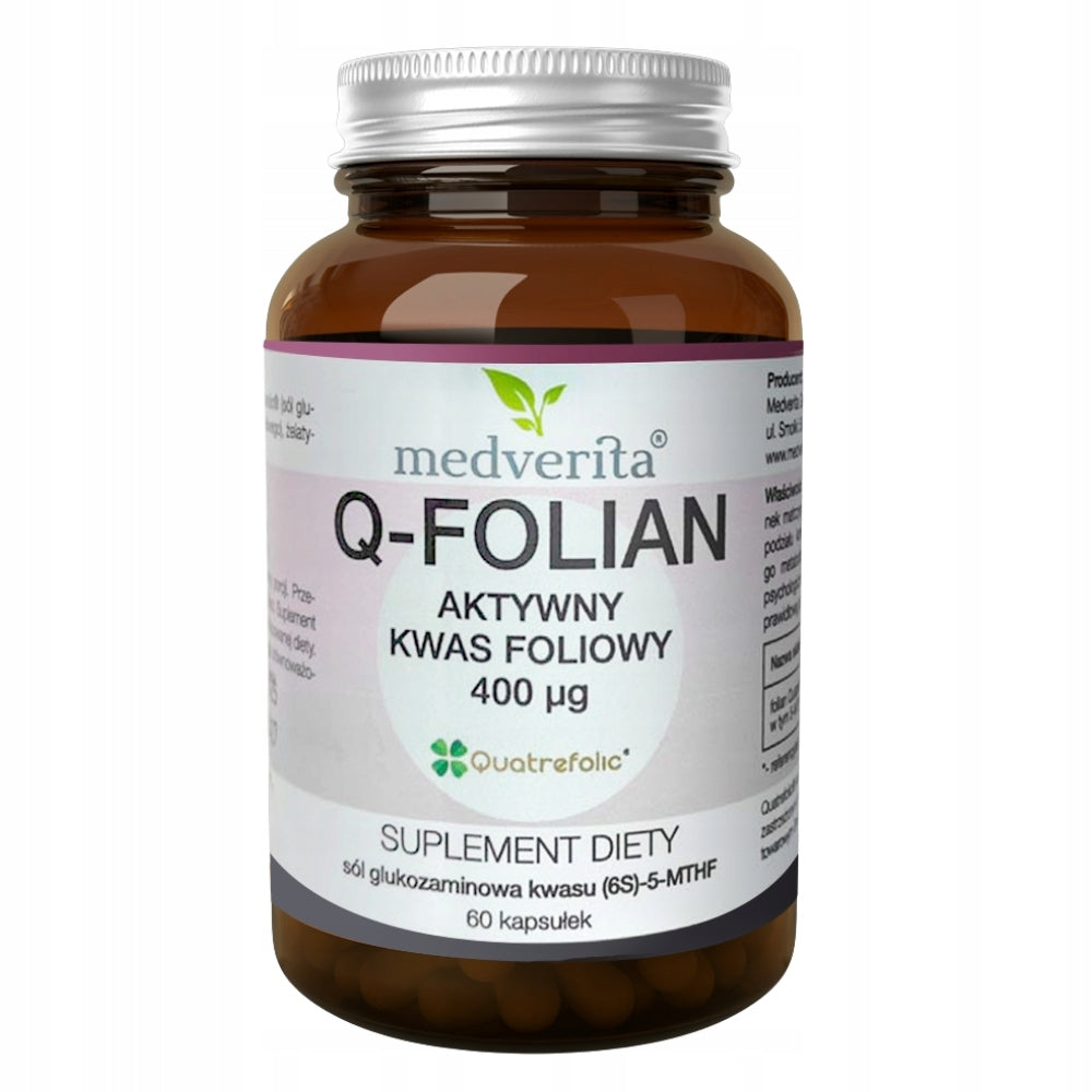 FOLIC ACID Q FOLIAN QUATREFOLIC 5-MTHF 60 kaps RESISTANCE CONCENTRATION