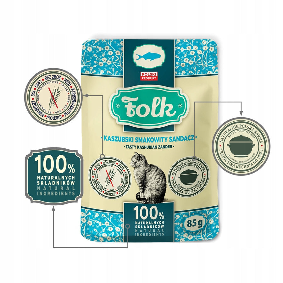 FOLK Kashubian tasty zander sachet 85 g Manufacturer code 5906731520822
