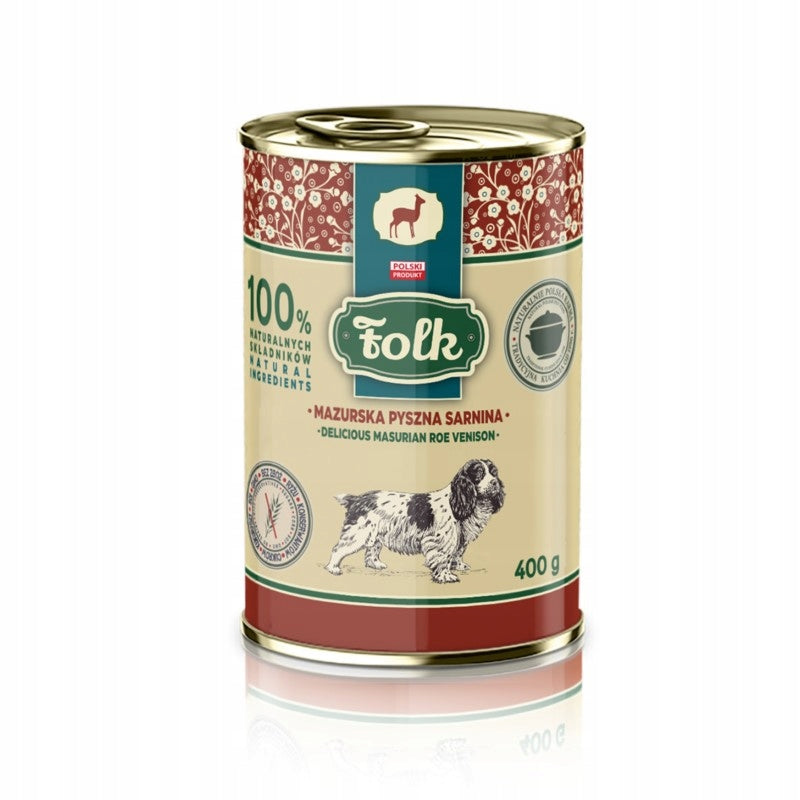 FOLK Masurian Delicious Deer for Dogs 400 g