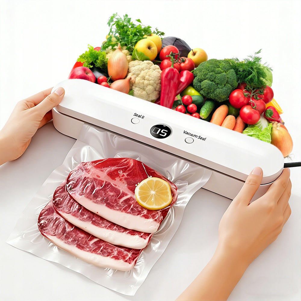 FOOD AUTOMATIC PACKING MACHINE FOOD VACUUM WELDING MACHINE +10 FOIL