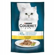 FOOD CAT GOURMET PERLE CHICKEN 85 g NESTLE SASZ Brand Gourmet