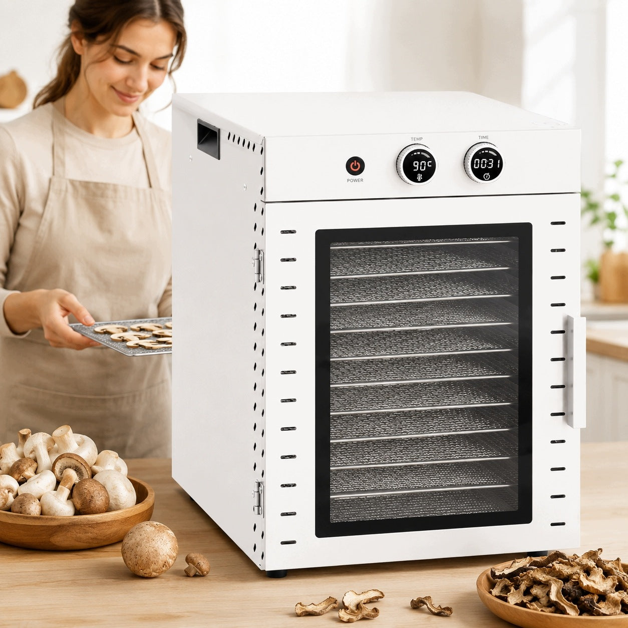 FOOD DRYER 1000W 40L 12 GRATES ROYAL CATERING RCDA-38/12 KITCHEN