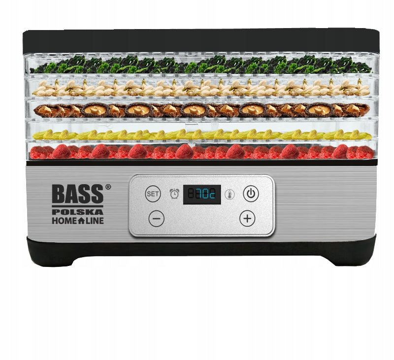 FOOD DRYER FOR VEGETABLE FRUIT MUSHROOMS 300W Brand Bass