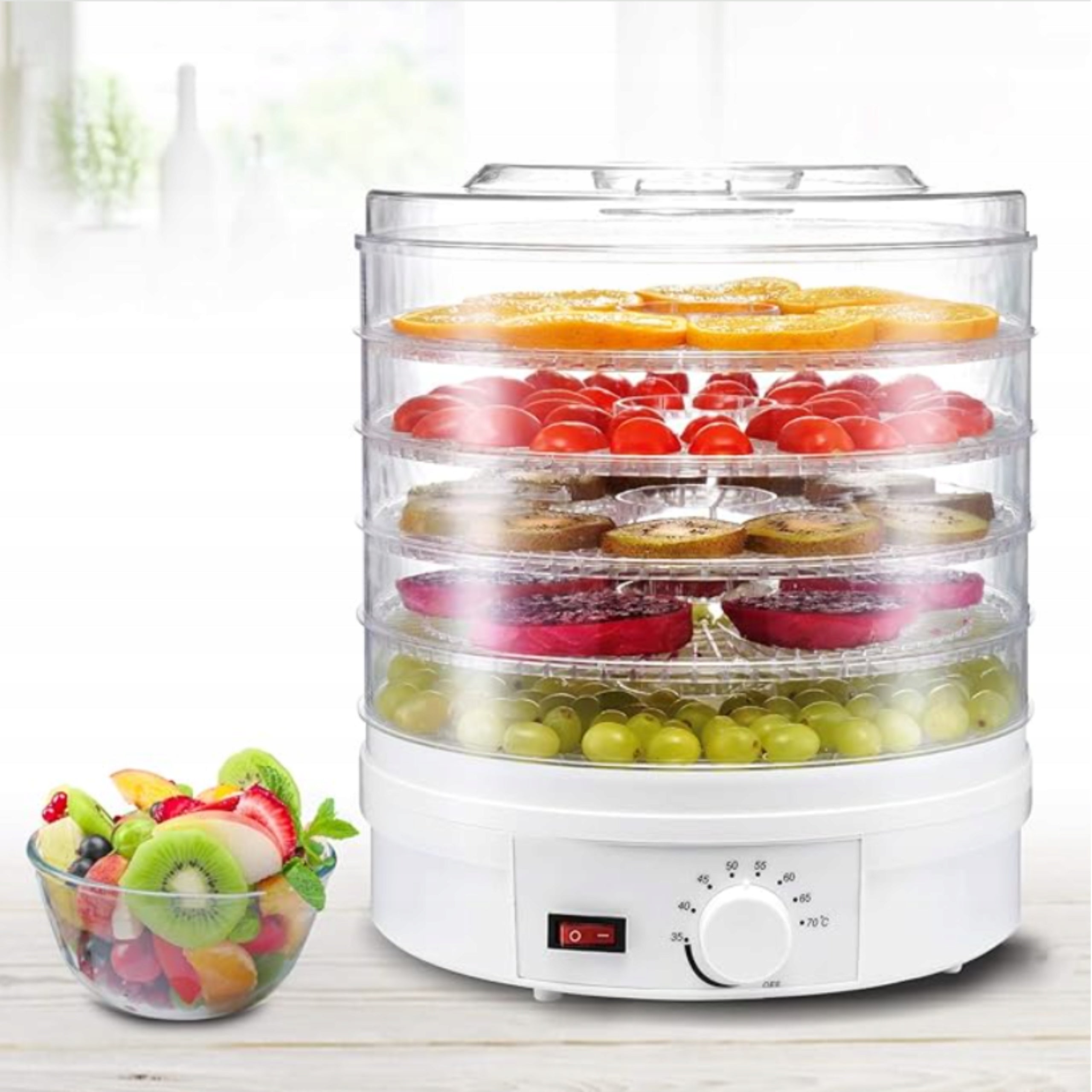 FOOD DRYER FOR VEGETABLE FRUIT MUSHROOMS XXL 5 SIT 500W