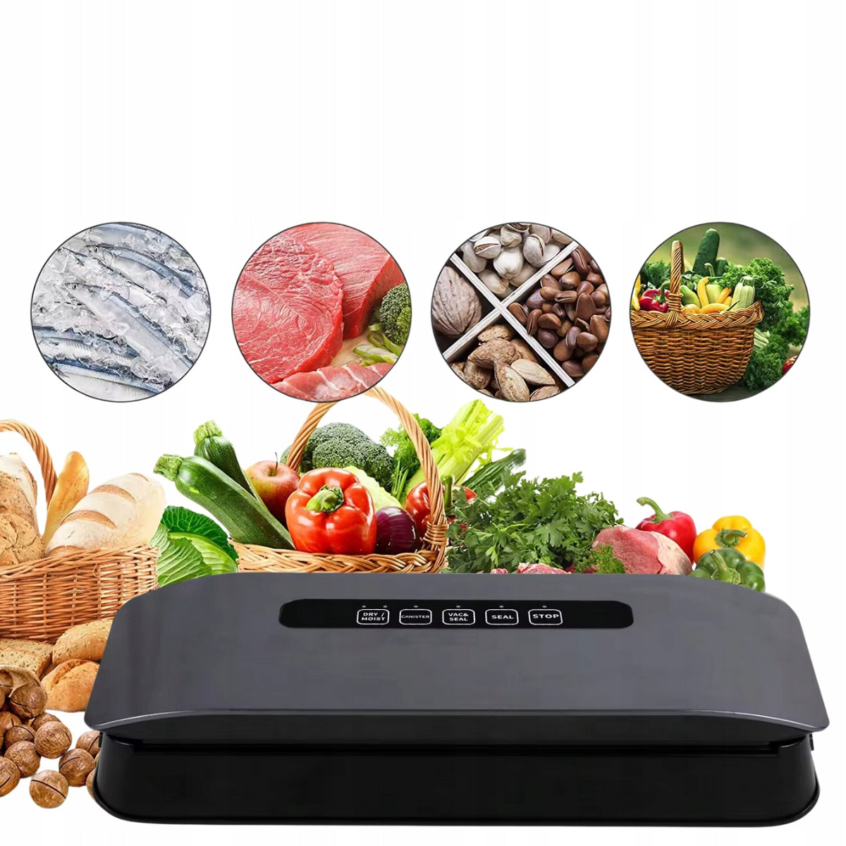FOOD PACKAGING VACUUM SEALER PACKAGING MACHINE 100W+110 BAGS FREEBIE Brand no brand