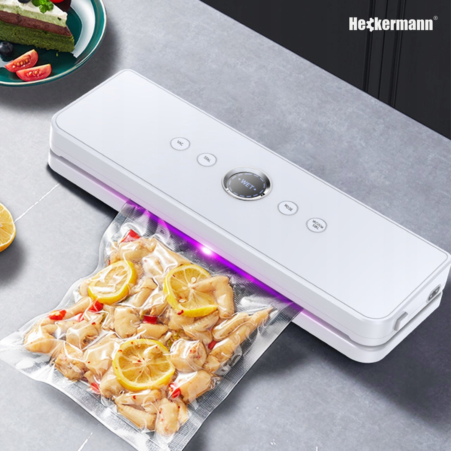 FOOD PACKAGING VACUUM SEALER PACKING MACHINE 120W WHITE Packaging status original