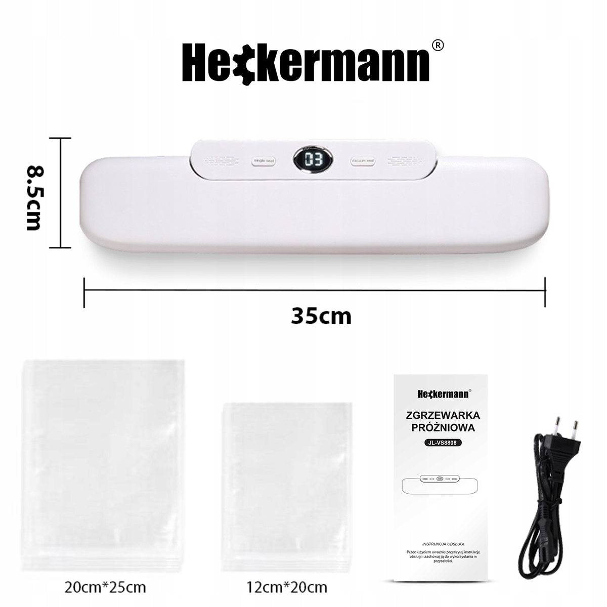 FOOD PACKAGING VACUUM WELDING MACHINE PACKING MACHINE 120W + FOIL Packaging status original