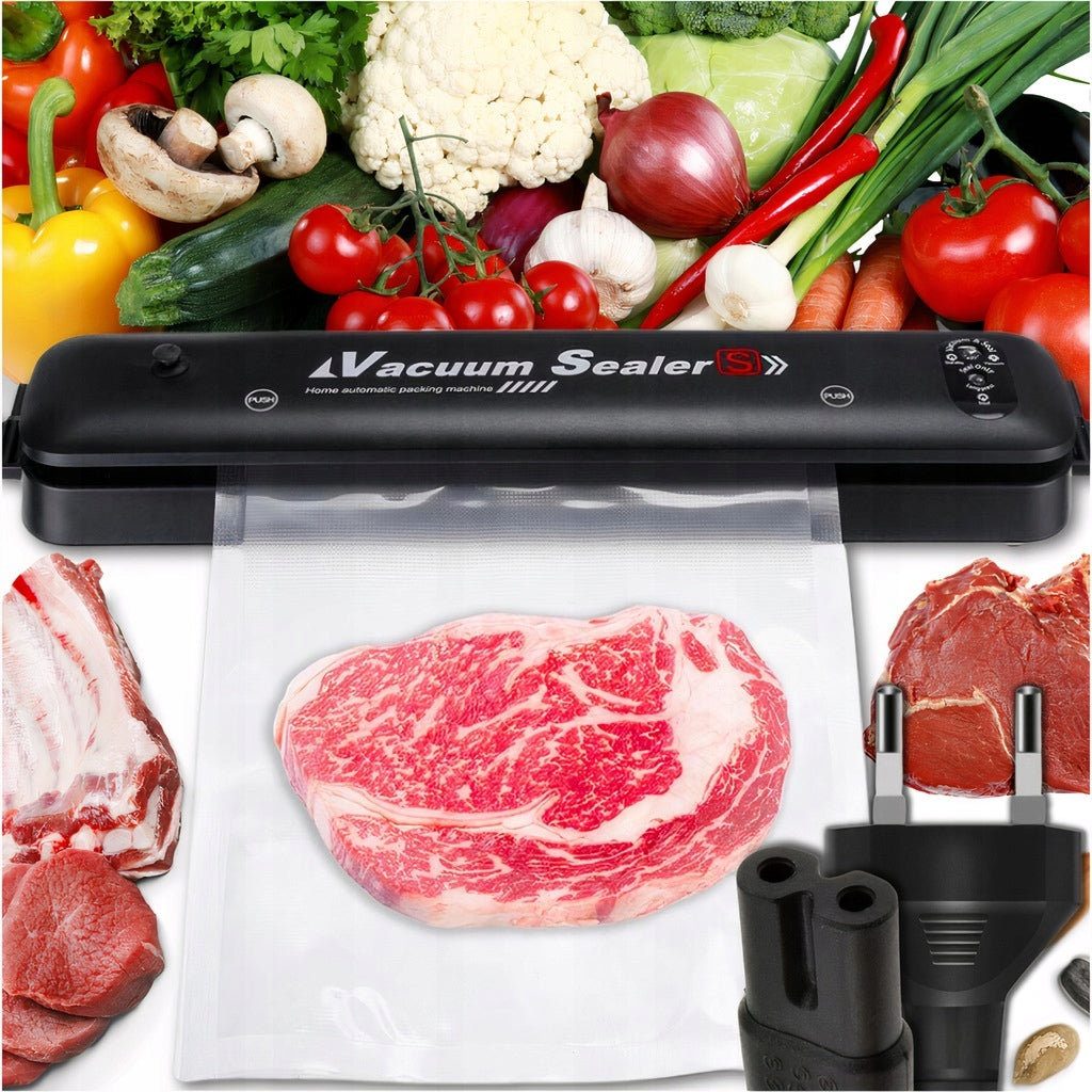 FOOD PACKAGING VACUUM WELDING MACHINE SET PACKING MACHINE 90W +10 BAGS