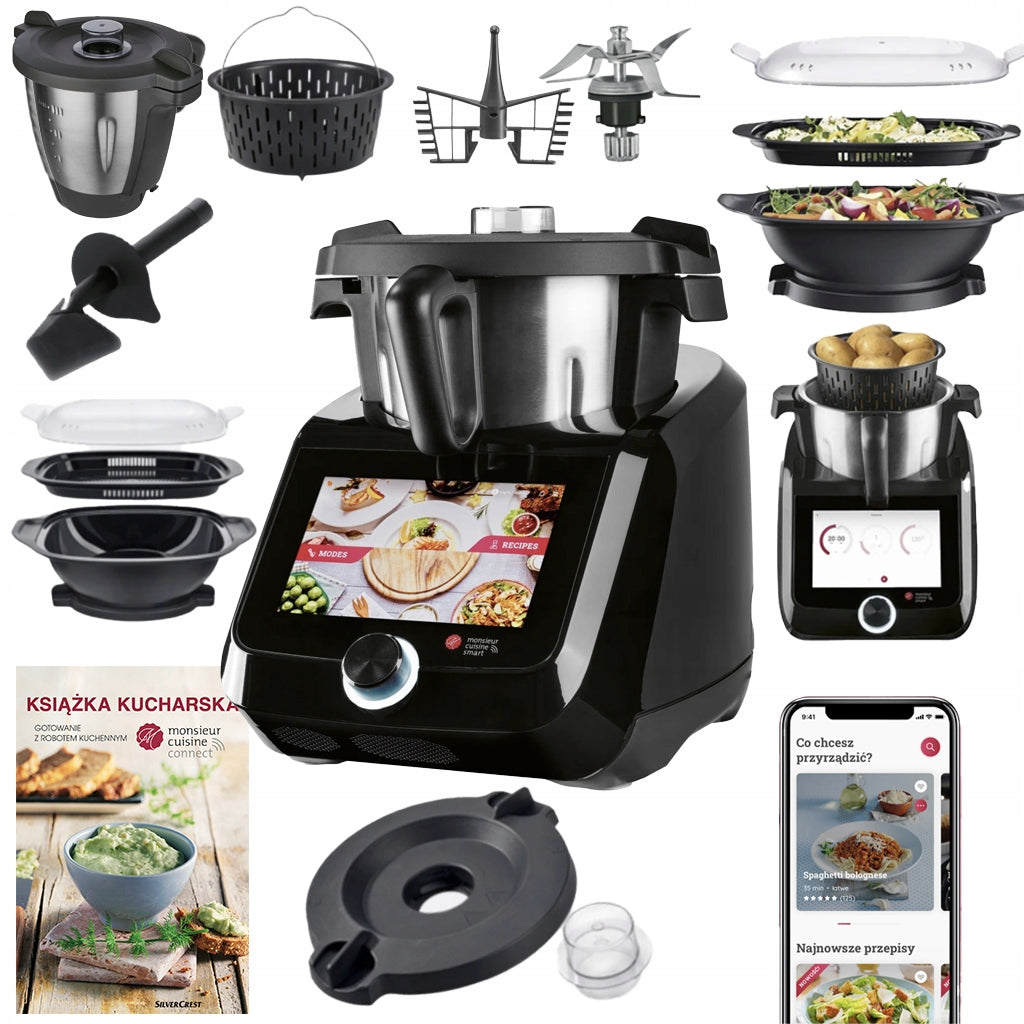 FOOD PROCESSOR LIDLOMIX SMART BLACK MONSIEUR CUISINE Wi-Fi APP