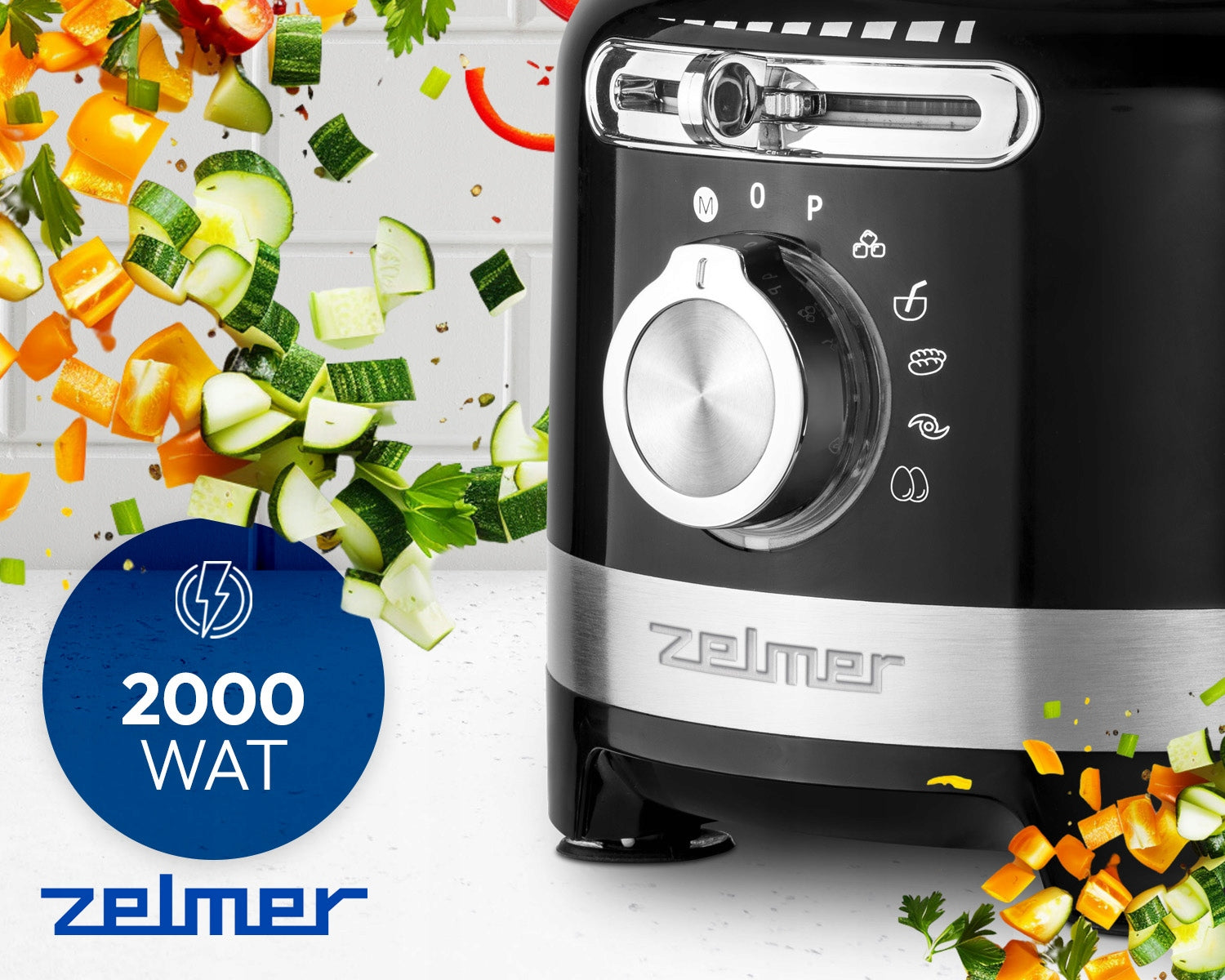 FOOD PROCESSOR MULTIFUNCTIONAL ZELMER BLENDER SHREDDING CHOPPING Packaging status original
