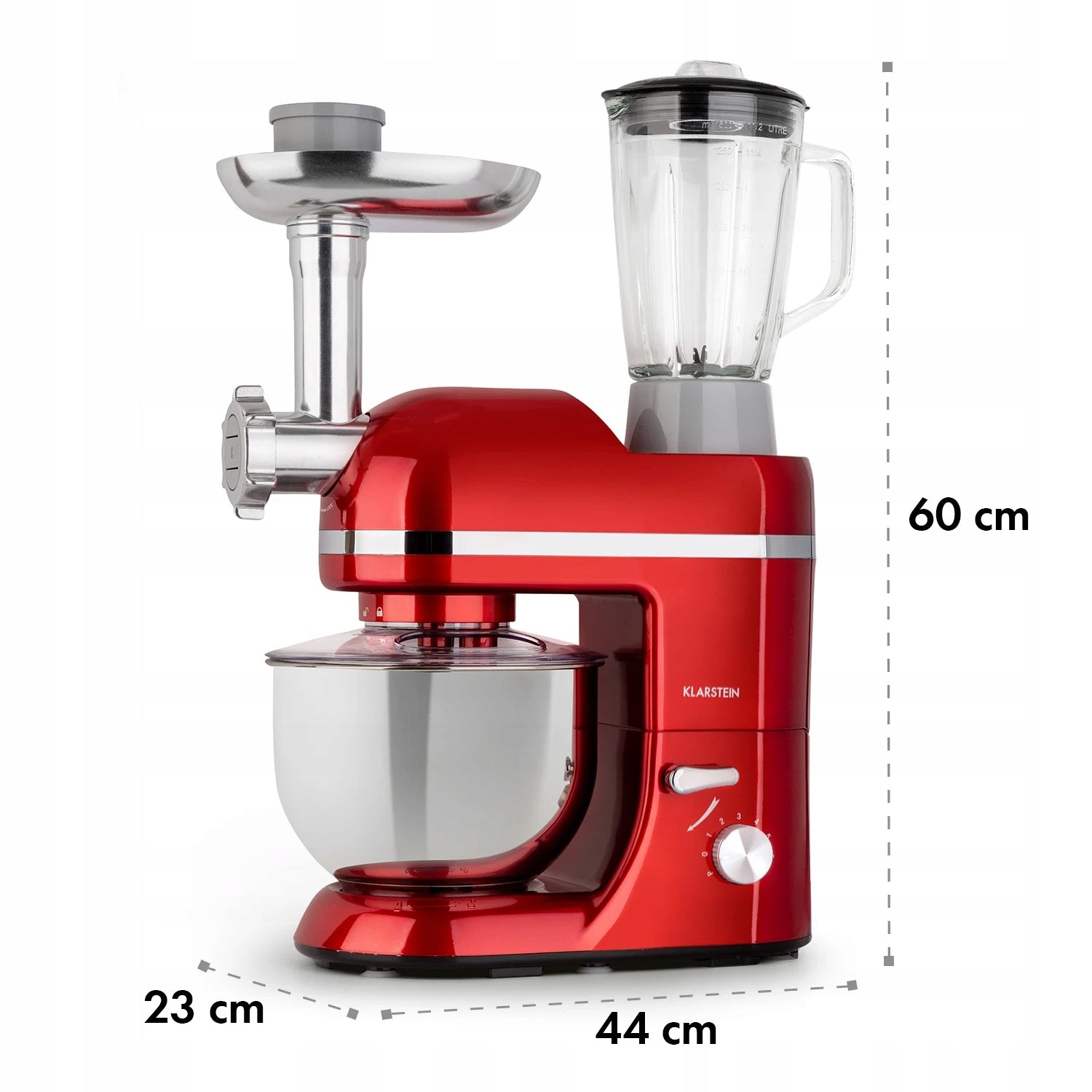 FOOD PROCESSOR PLANETARY BLENDER MACHINE 1800W 5L MULTIFUNCTIONAL Brand Klarstein
