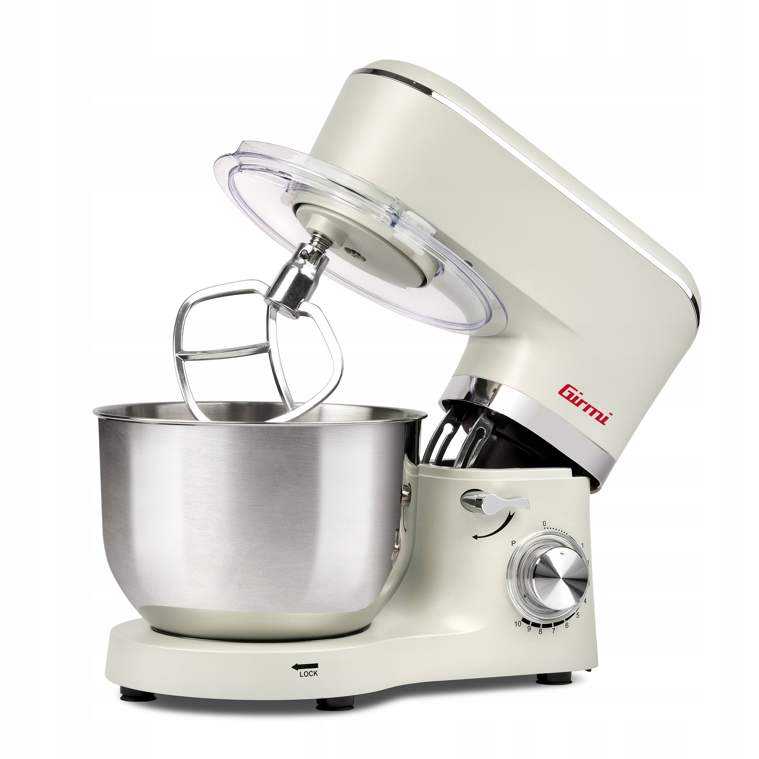 FOOD PROCESSOR PLANETARY MIXER GIRMI steel bowl 6L 1500W 10 speeds