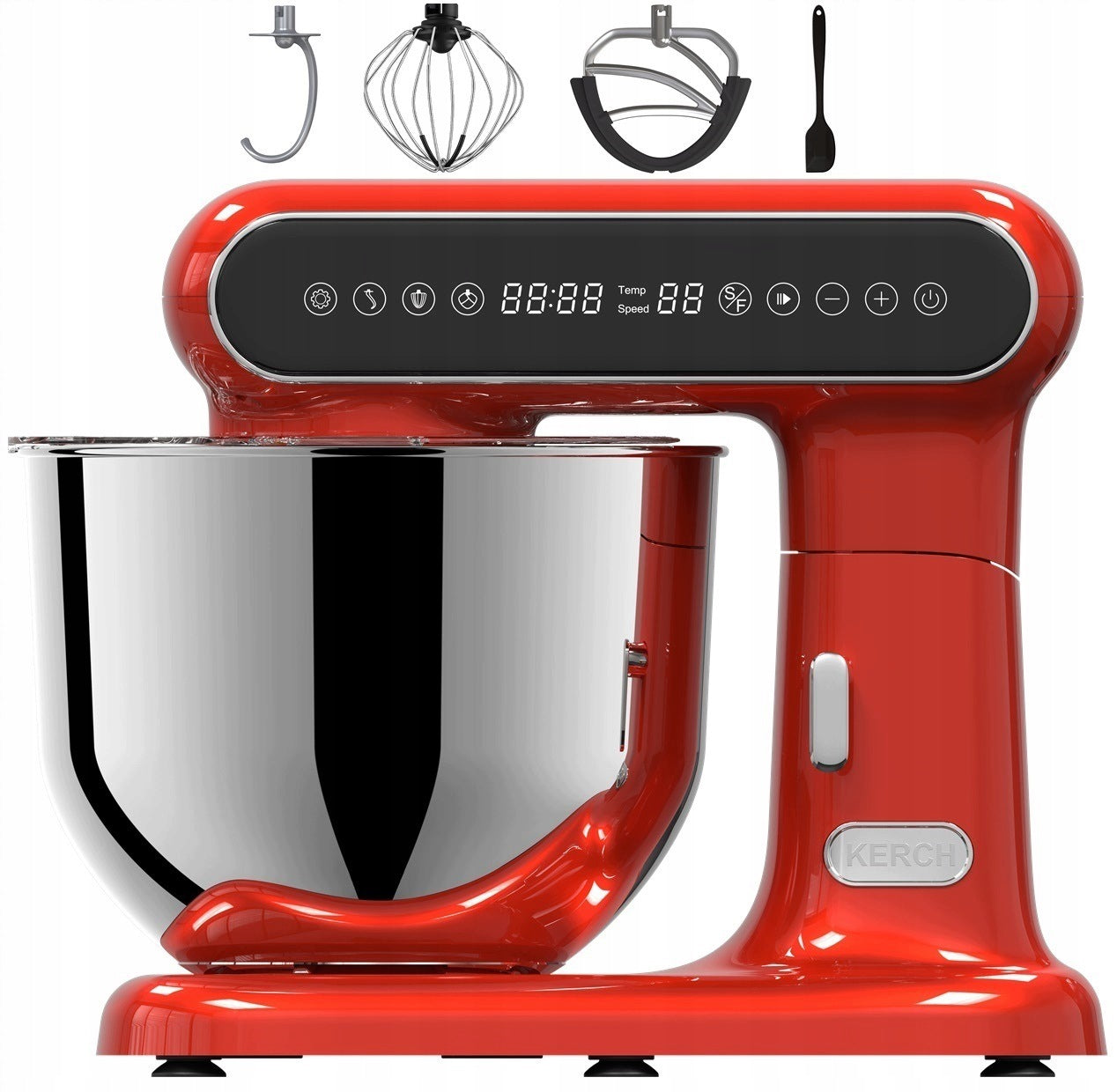 FOOD PROCESSOR PLANETARY MIXER KERCH MONZA FERMENTATION RED 6,2L
