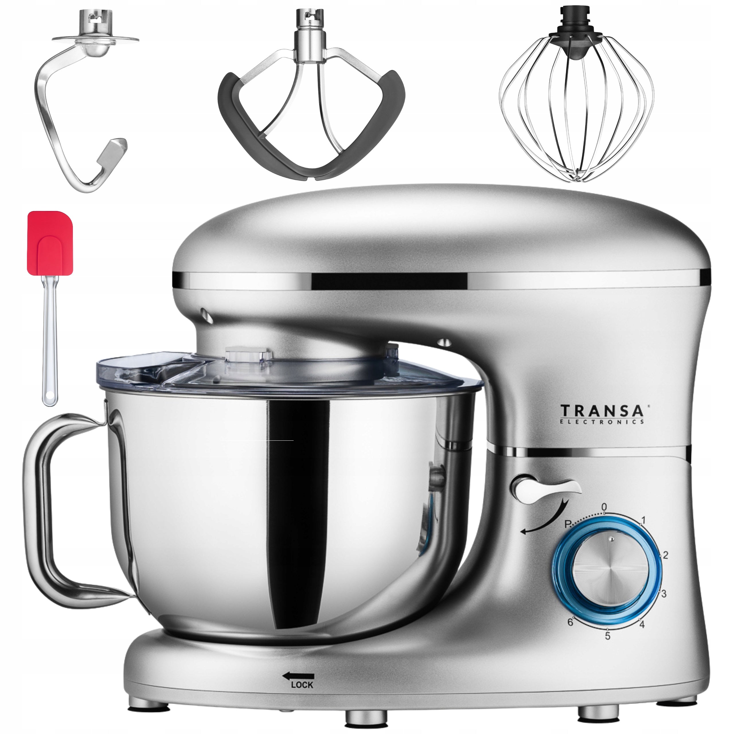 FOOD PROCESSOR PLANETARY MIXER SilverChef BOWL 6L HIGH POWER 3000W