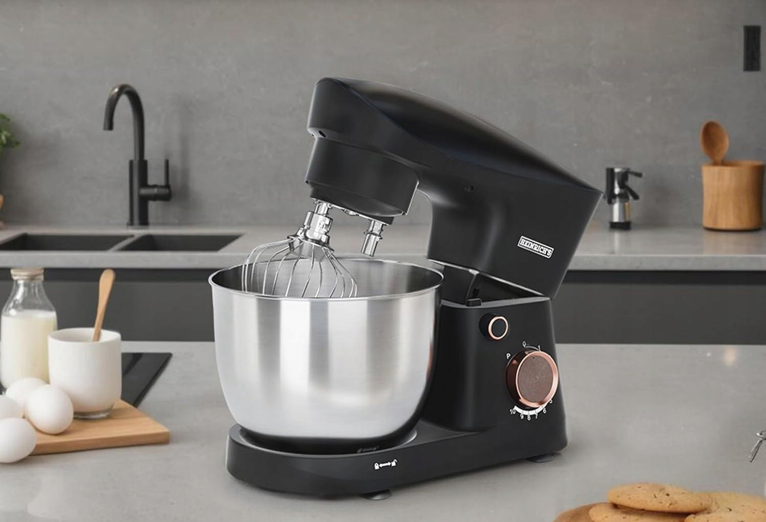 FOOD PROCESSOR PLANETARY MIXER WITH BOWL BLENDER KNEADER GREY 6L STRONG Manufacturer code 710240