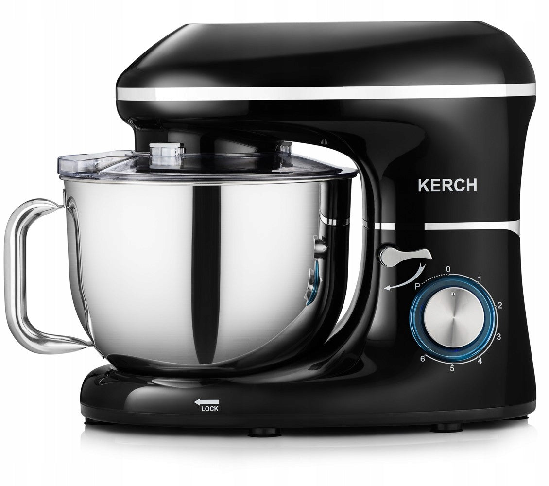 FOOD PROCESSOR PLANETARY MIXER WITH BOWL KERCH MYCHEF BLACK 6,2L POWERFUL! Brand Kerch