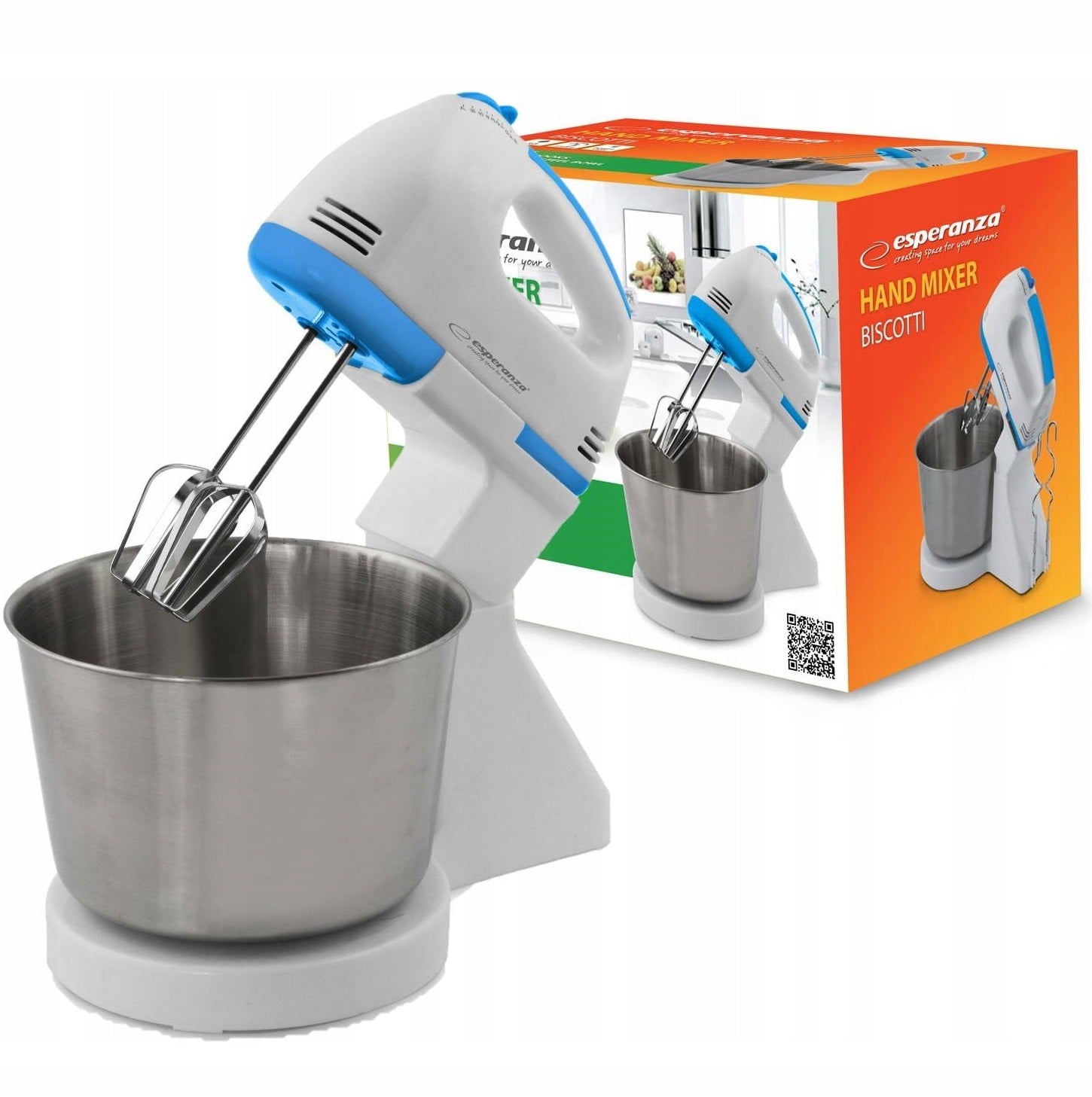 FOOD PROCESSOR WITH BOWL HAND MIXER AUTOMATIC 7 MODES 150W 2,5L