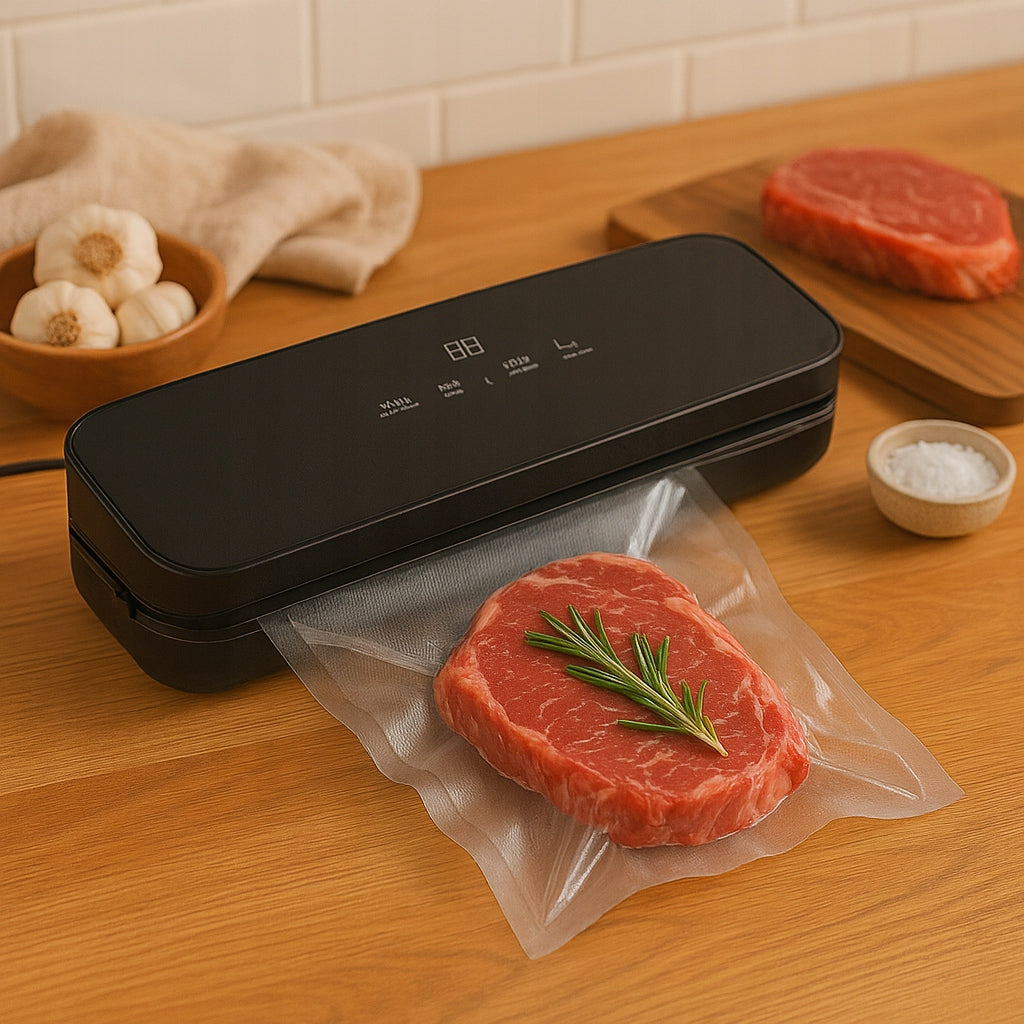 FOOD VACUUM SEALER 130W Automatic Packing Machine Strong Black EAN (GTIN) 5904041071300