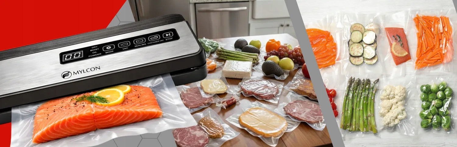 FOOD VACUUM WELDING MACHINE AUTOMATIC PACKING MACHINE STRONG + 10 BAGS Packaging status original