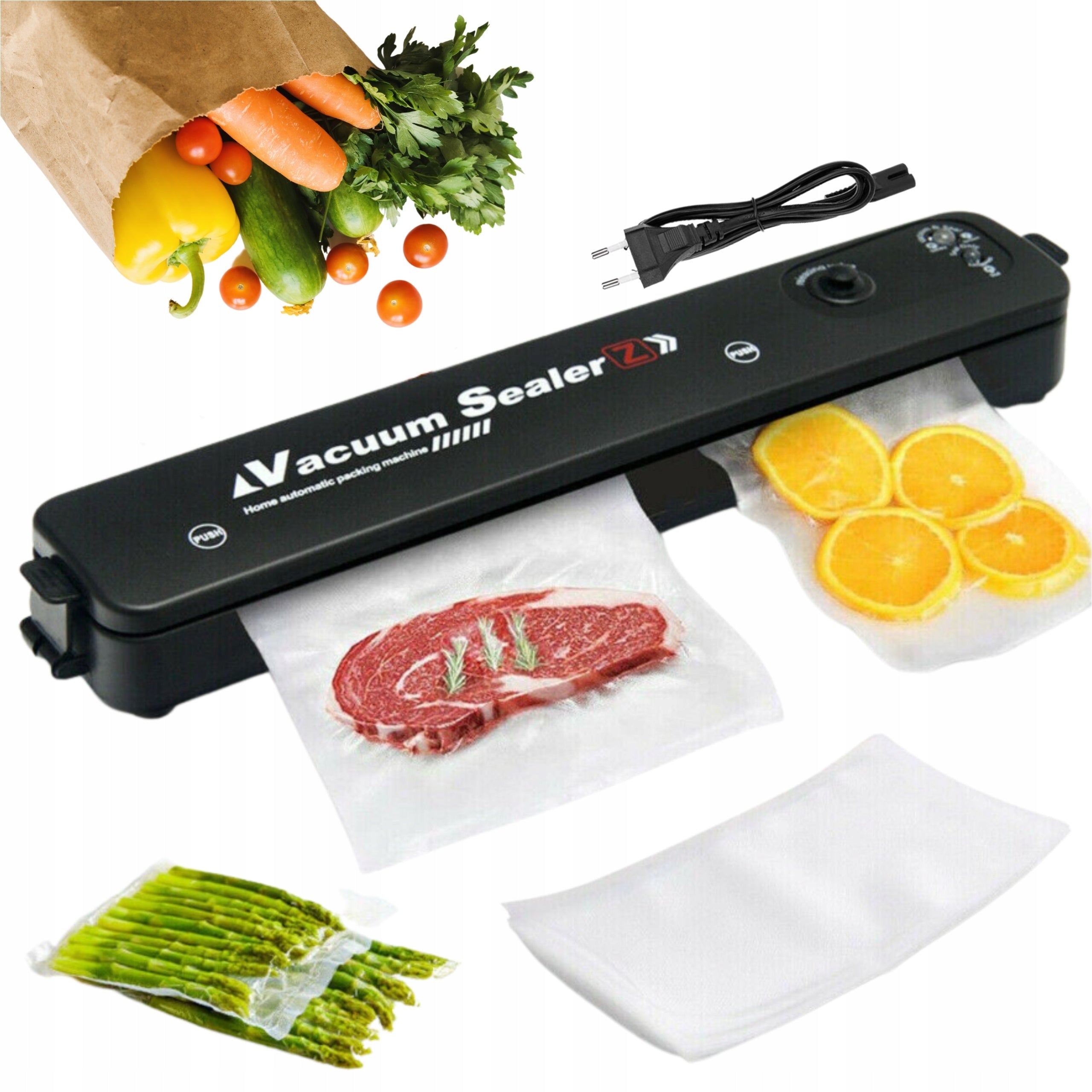 FOOD VACUUM WELDING MACHINE PACKING MACHINE + FOILS