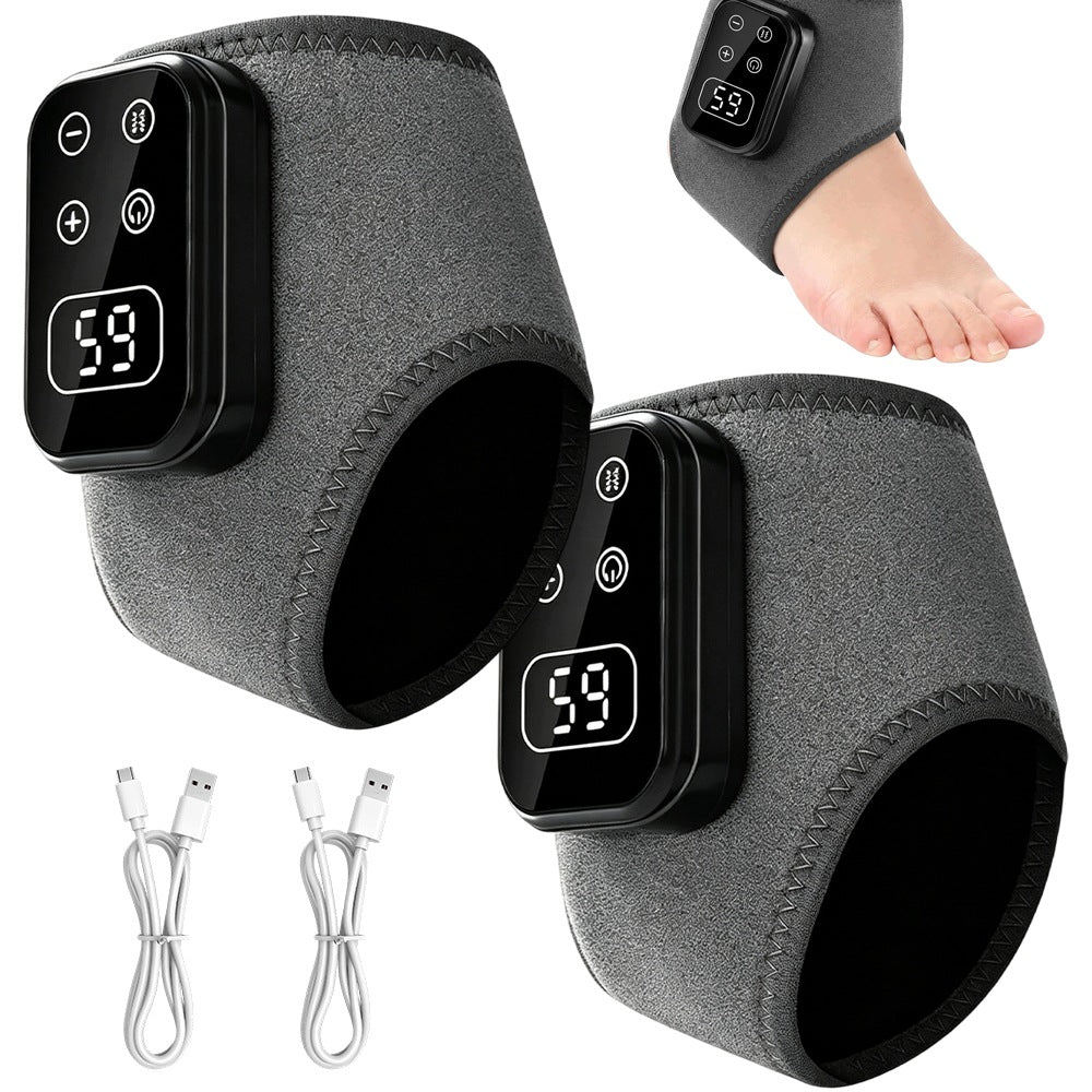 FOOT AND ANKLE MASSAGER VIBRATION HEATING 3IN1 WIRELESS 2000MAH