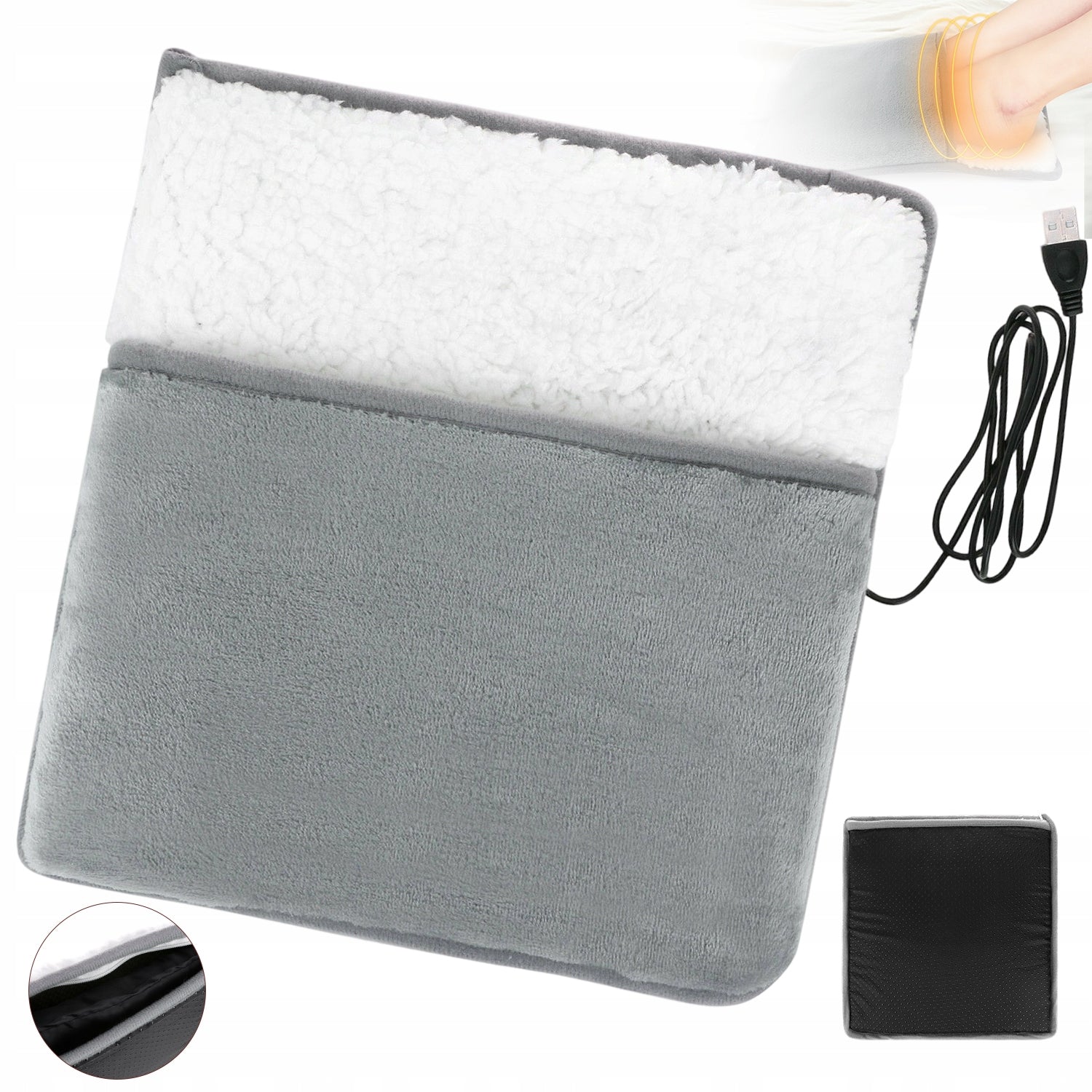 FOOT AND LEG WARMER ELECTRIC HEATING SHOE FOR OFFICE AND HOME