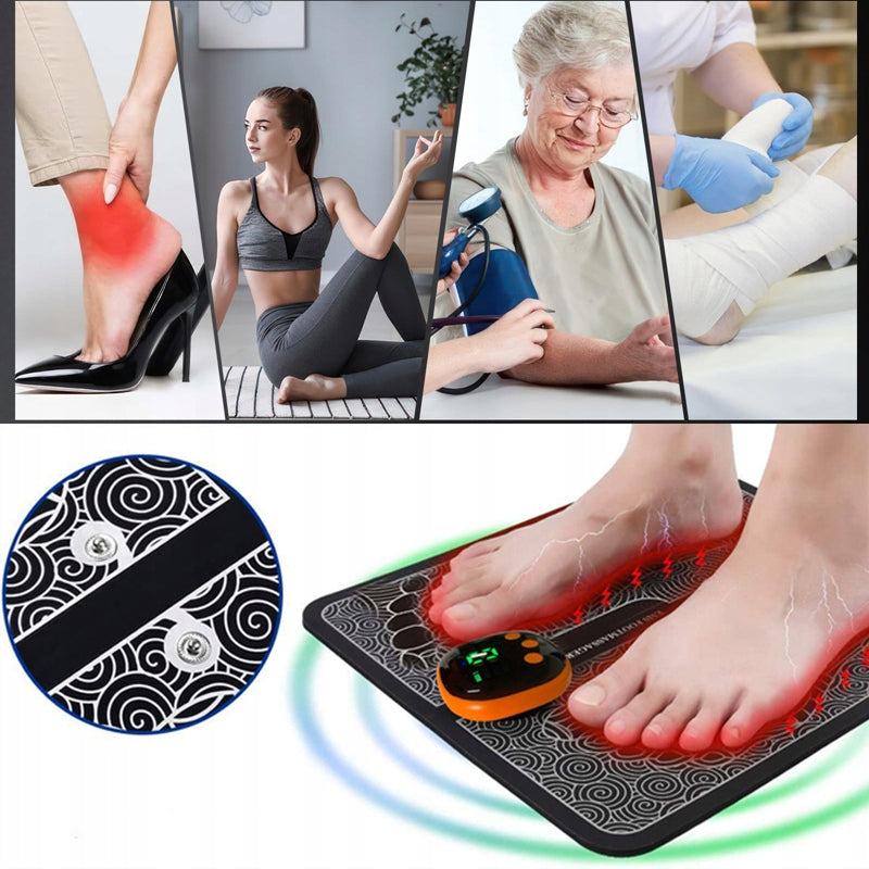 FOOT MASSAGER MULTIFUNCTIONAL EMS FOR HOME 19 LEVELS OF INTENSITY Packaging status original