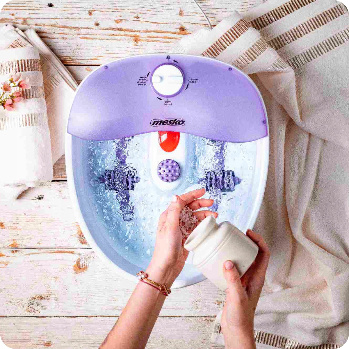 FOOT MASSAGER WATER CARE LEG MASSAGE BUBBLE INFRARED VIBRATION Packaging status original