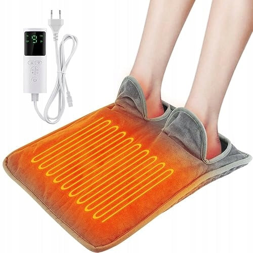 FOOT WARMER ELECTRIC FLANNEL 9 LEVELS HEAT TIMER GIFT