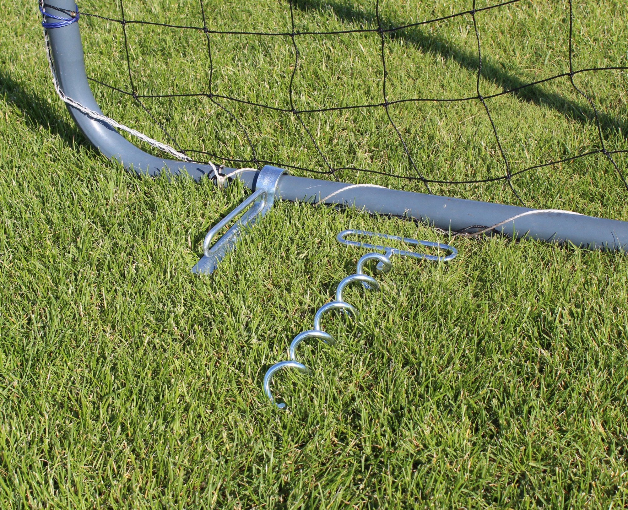 FOOTBALL GOAL ANCHORS goal spiral anchors + screw-in plates STRONG Manufacturer code do bramek
