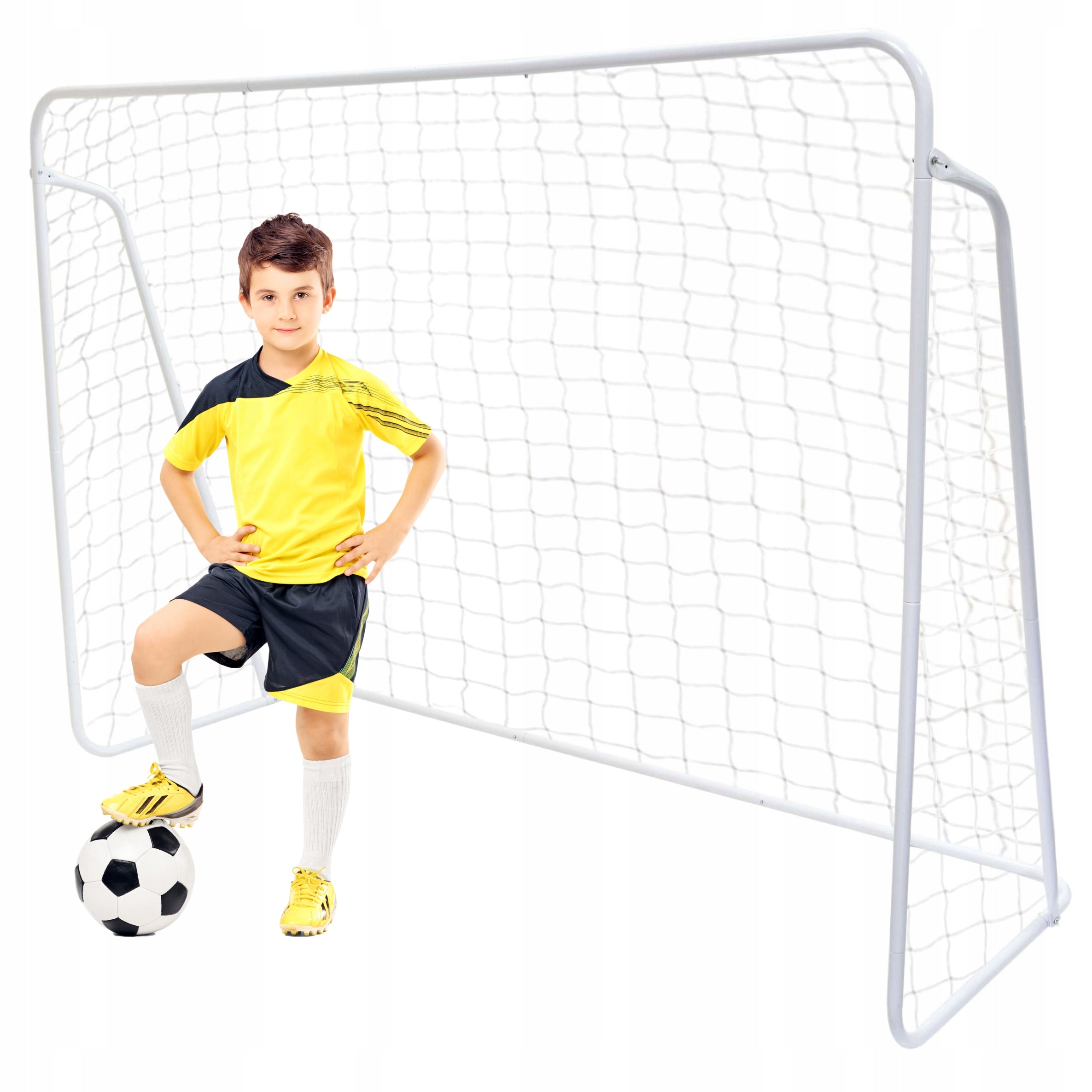 FOOTBALL GOAL FOR CHILDREN METAL LARGE TRAINING 213 cm