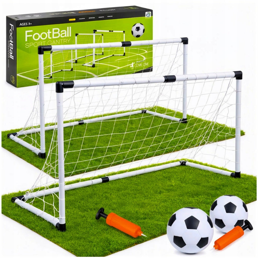 FOOTBALL GOAL FOR CHILDREN UNIVERSAL FOR HOME AND GARDEN 122cm sports x2