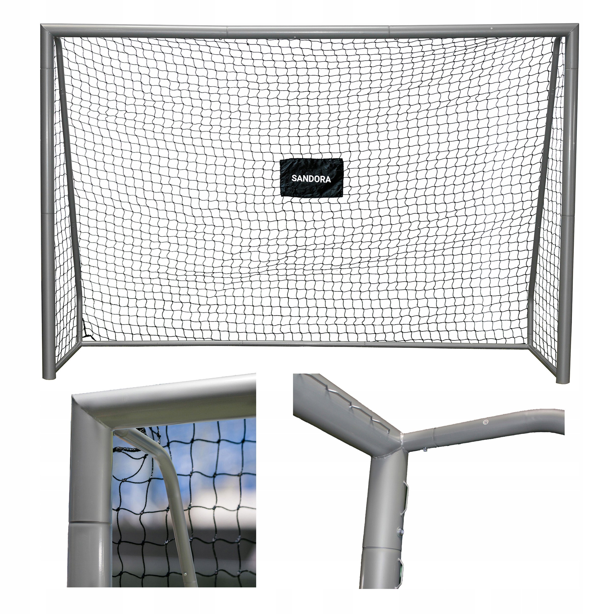FOOTBALL GOAL SANDORA DERBY 3x2m MEGA STRONG PIPES 75mm