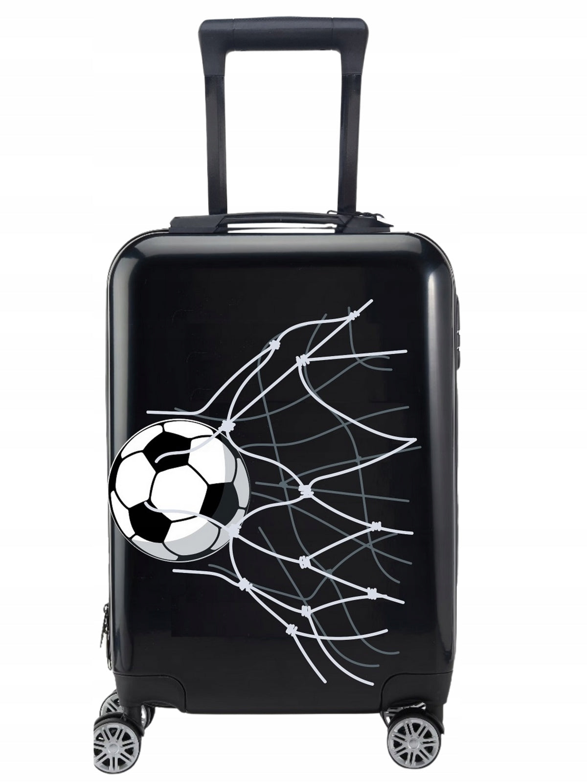 FOOTBALL GOAL SUITCASE BLACK CHILDREN'S YOUTH CIPHER