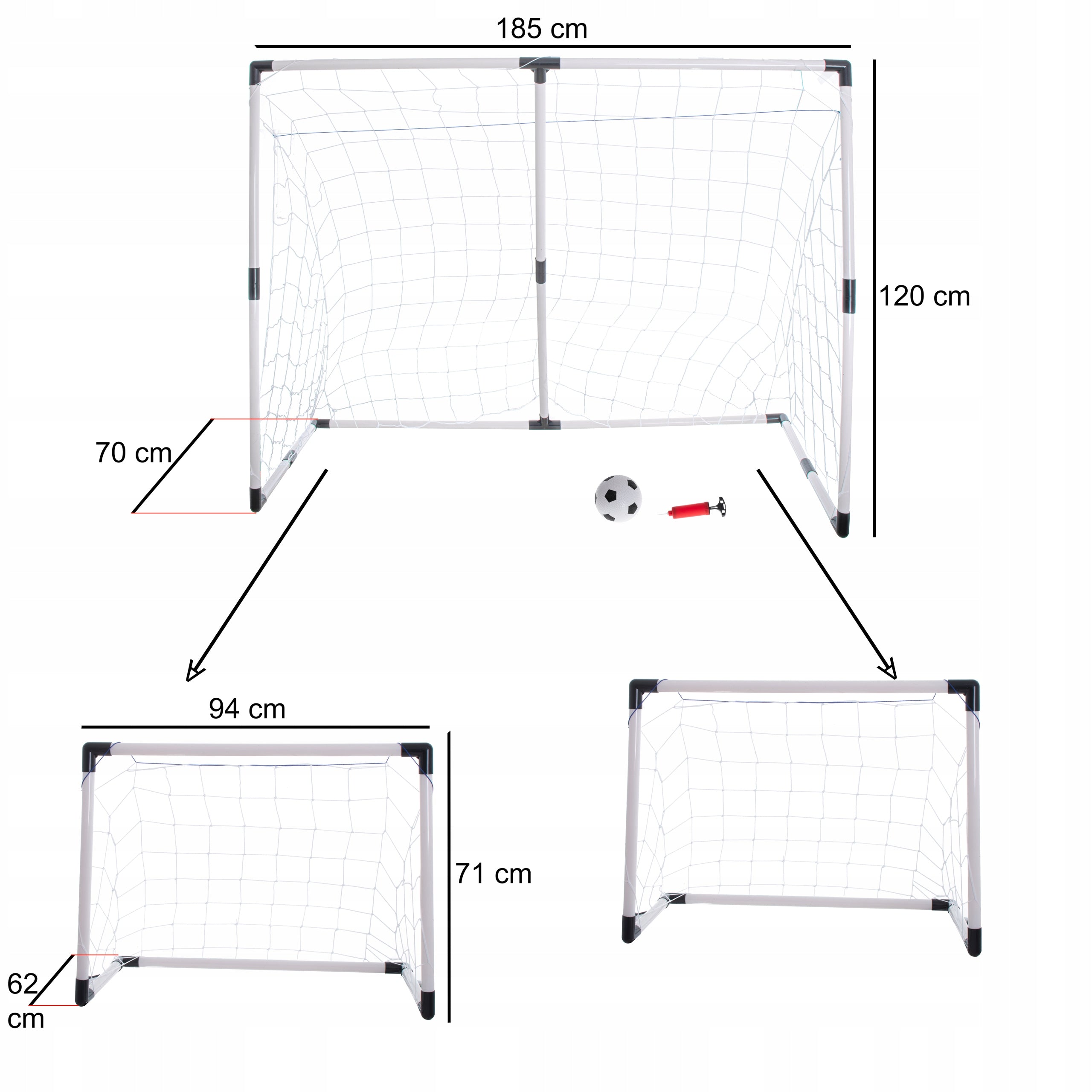 FOOTBALL GOAL TRAINING PORTABLE FOLDING FOR CHILDREN FOR FOOTBALL Manufacturer code KX4875