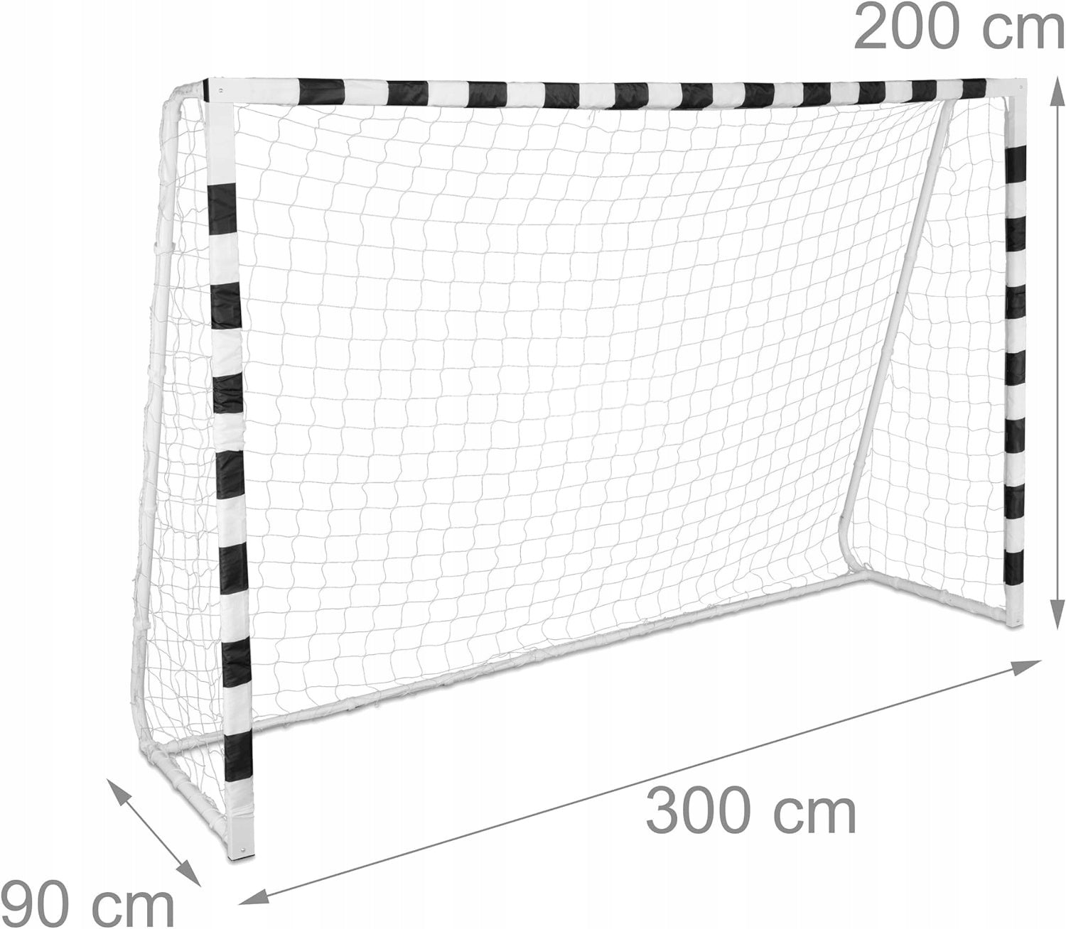 FOOTBALL GOAL WITH MESH METAL LARGE 300x200 STRONG FOR FOOTBALL JET5 Manufacturer code 10782