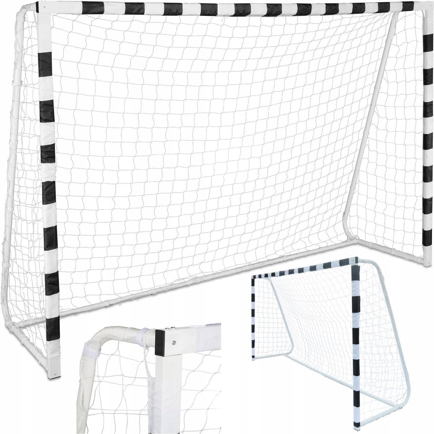 FOOTBALL GOAL WITH MESH METAL LARGE 300x200 STRONG FOR FOOTBALL JET5