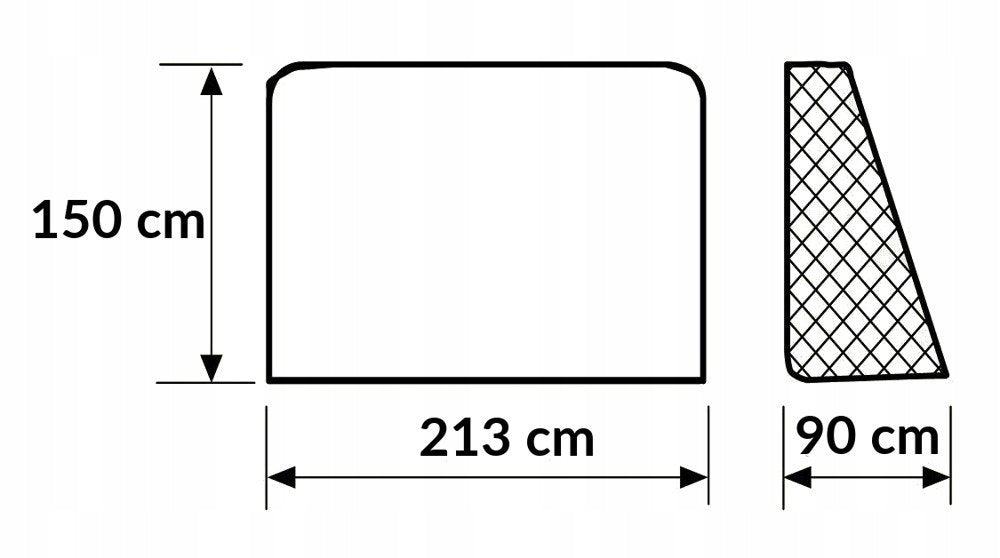 FOOTBALL GOAL for children METAL 213x150 FOLDING garden FREEBIE MAT Brand ToysPlanet