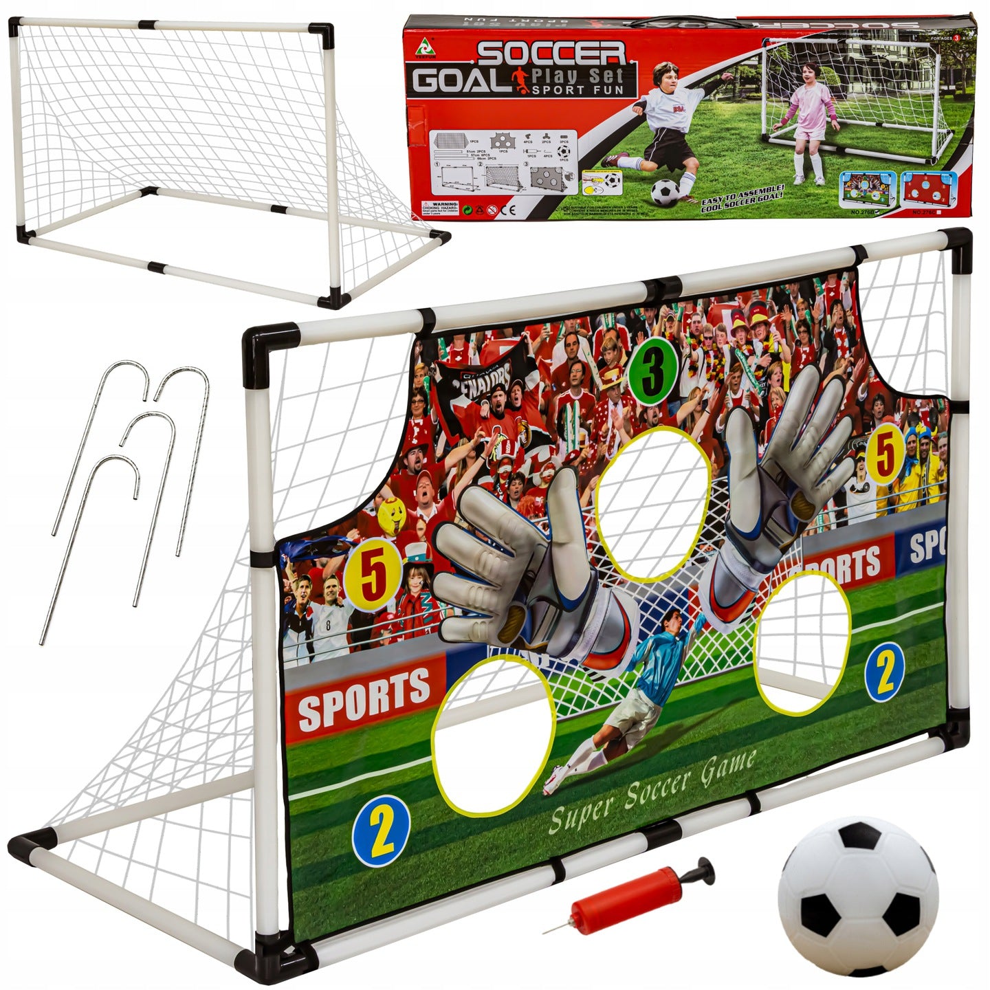 FOOTBALL SET for children Goal pump Football
