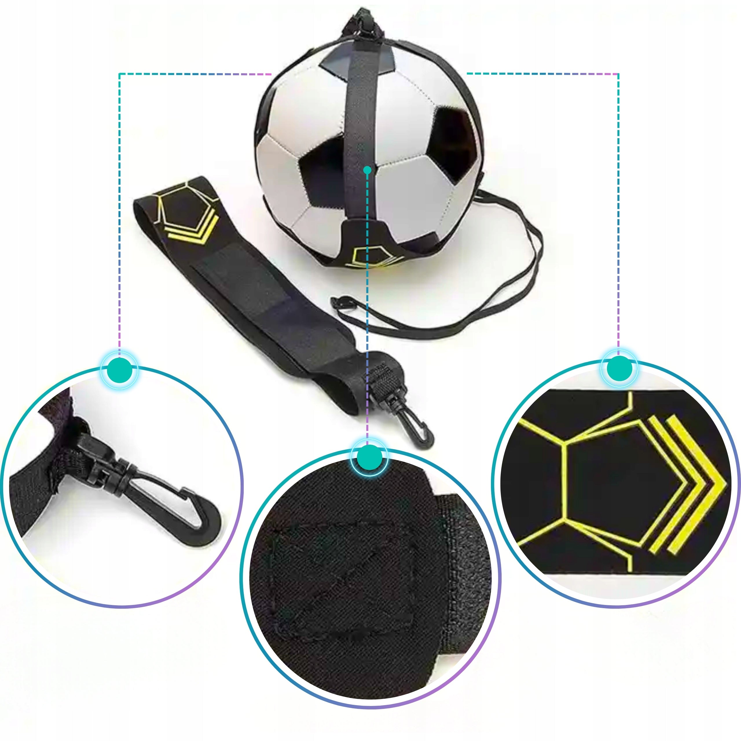 FOOTBALL TRAINER ADJUSTABLE TRAINING BELT FOOTBALL TRAINER Packaging status original