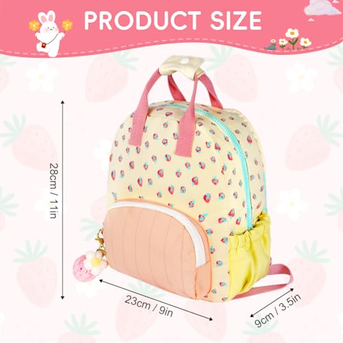 FOR BOYS AND GIRLS MINI BACKPACK FOR KINDERGARTEN AND SCHOOL #8 STRAWBERRY Brand no brand