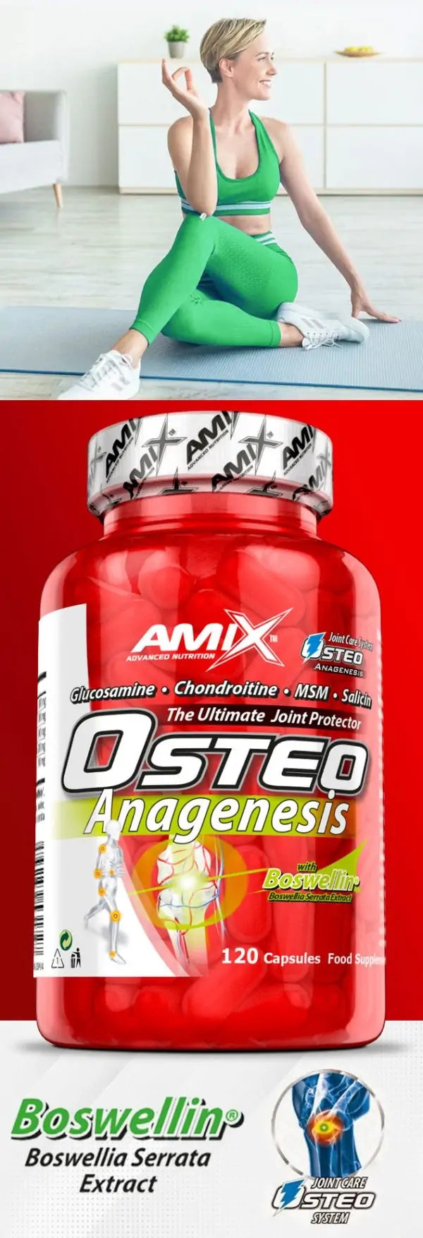 FOR JOINTS Amix - Glucosamine, MSM, Chondroitin, Boswellia Serrata Medical device no