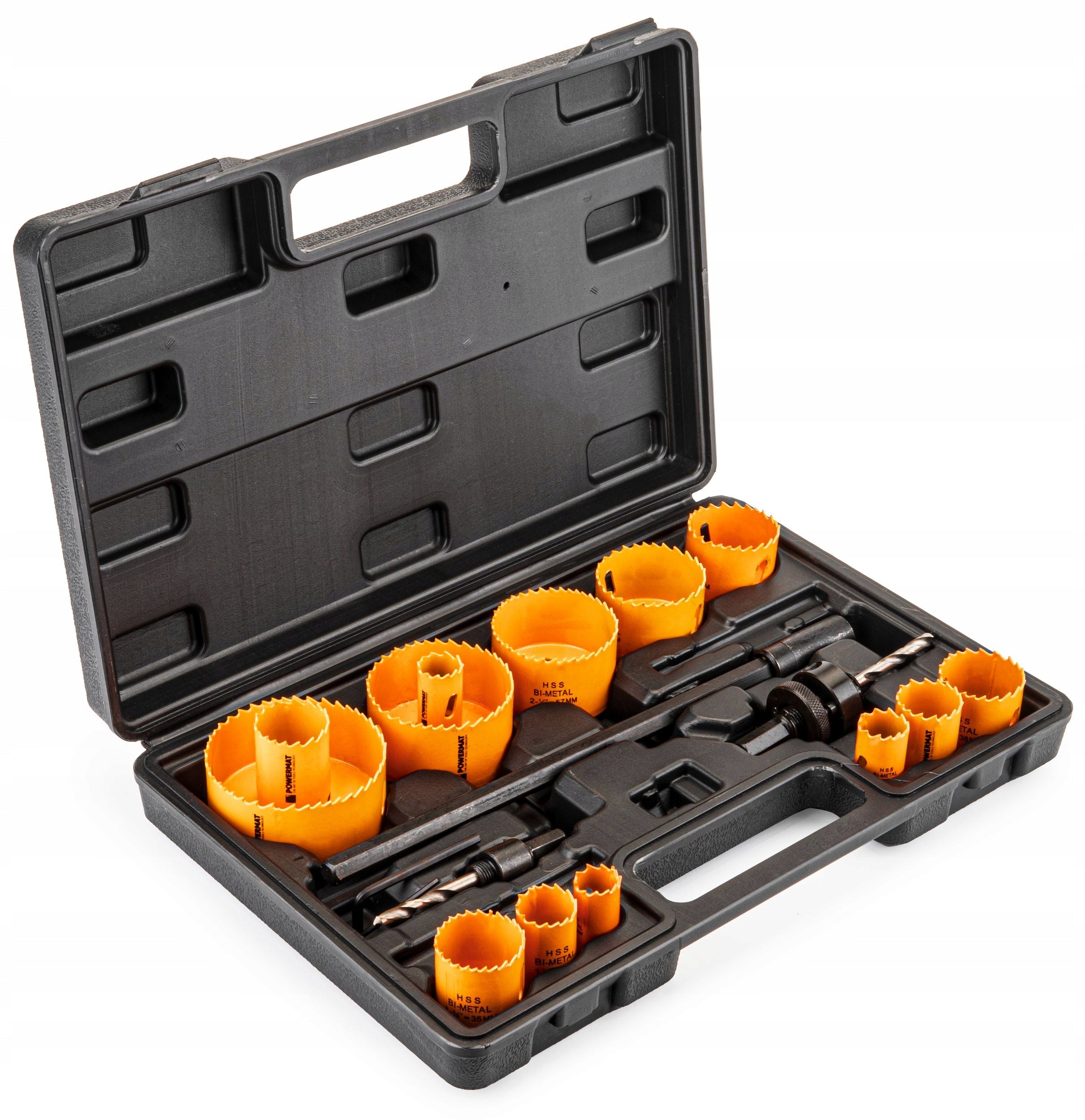 FORAMINIFERA FOR METAL AND WOOD BIMETAL SET OF FORAMINIFERA 17 EL. CUTTERS 19-76MM Series PM1036